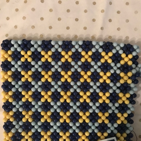 NWT Beaded Tote Bag - Picture 2 of 3